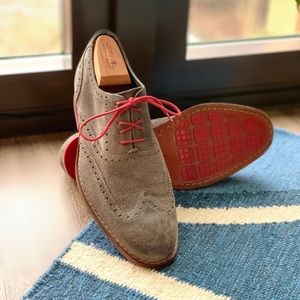 Cole Haan Suede Wingtips